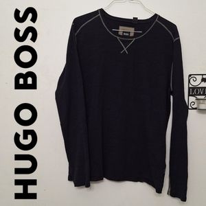 Hugo Boss Regular Fit long sleeve crewneck shirt